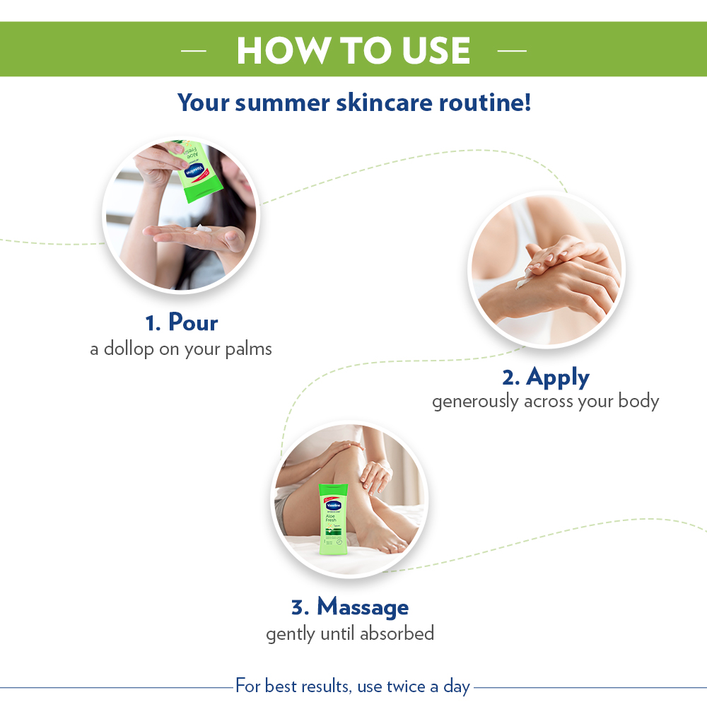 Vaseline Intensive Care Aloe Fresh Body Lotion 200 ml | With 100% Pure Aloe Vera Extract | Deeply Hydrates Skin In Harsh Summer | Non Greasy & Featurelight Fornula | For Dry Skin, Pack of 1 Vaseline Intensive Care Aloe Fresh Body Lotion 200 ml | With 100% Pure Aloe Vera Extract | Deeply Hydrates Skin In Harsh Summer | Non Greasy & Featurelight Fornula | For Dry Skin, Pack of 1