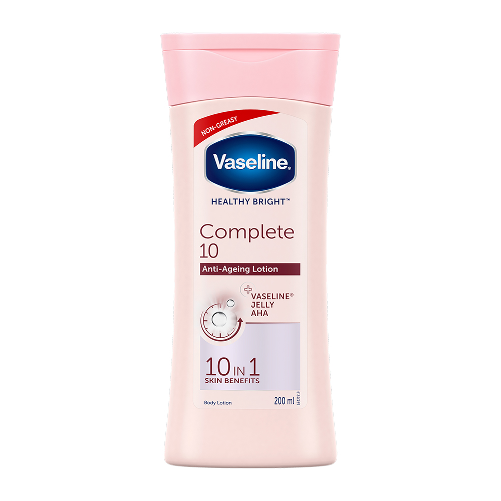 Vaseline Healthy Bright Complete10 Anti-Ageing Lotion, 200 ml, Pack of 1 Vaseline Healthy Bright Complete10 Anti-Ageing Lotion, 200 ml, Pack of 1
