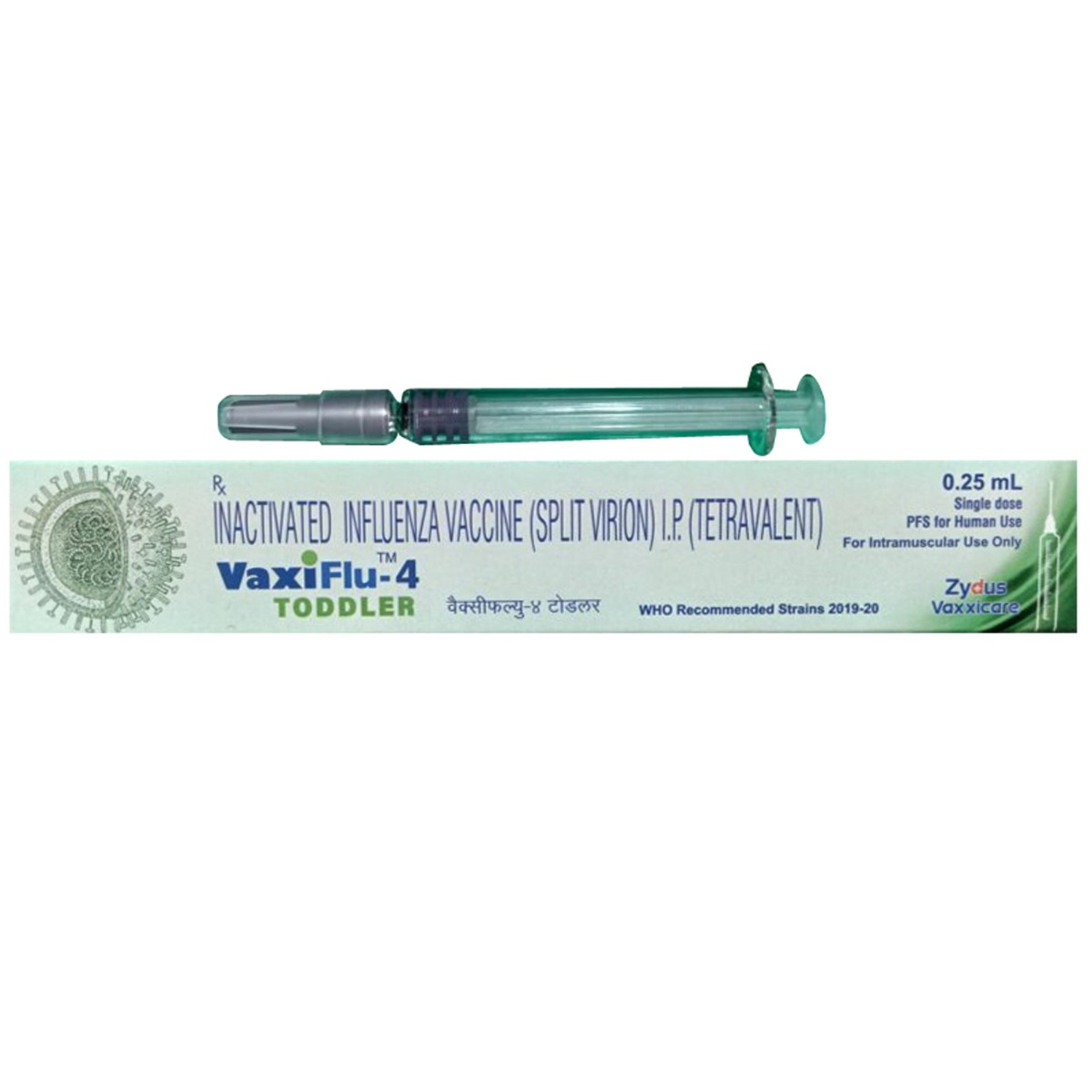 Buy VaxiFlu-4 Toddler Vaccine 0.25 ml Online