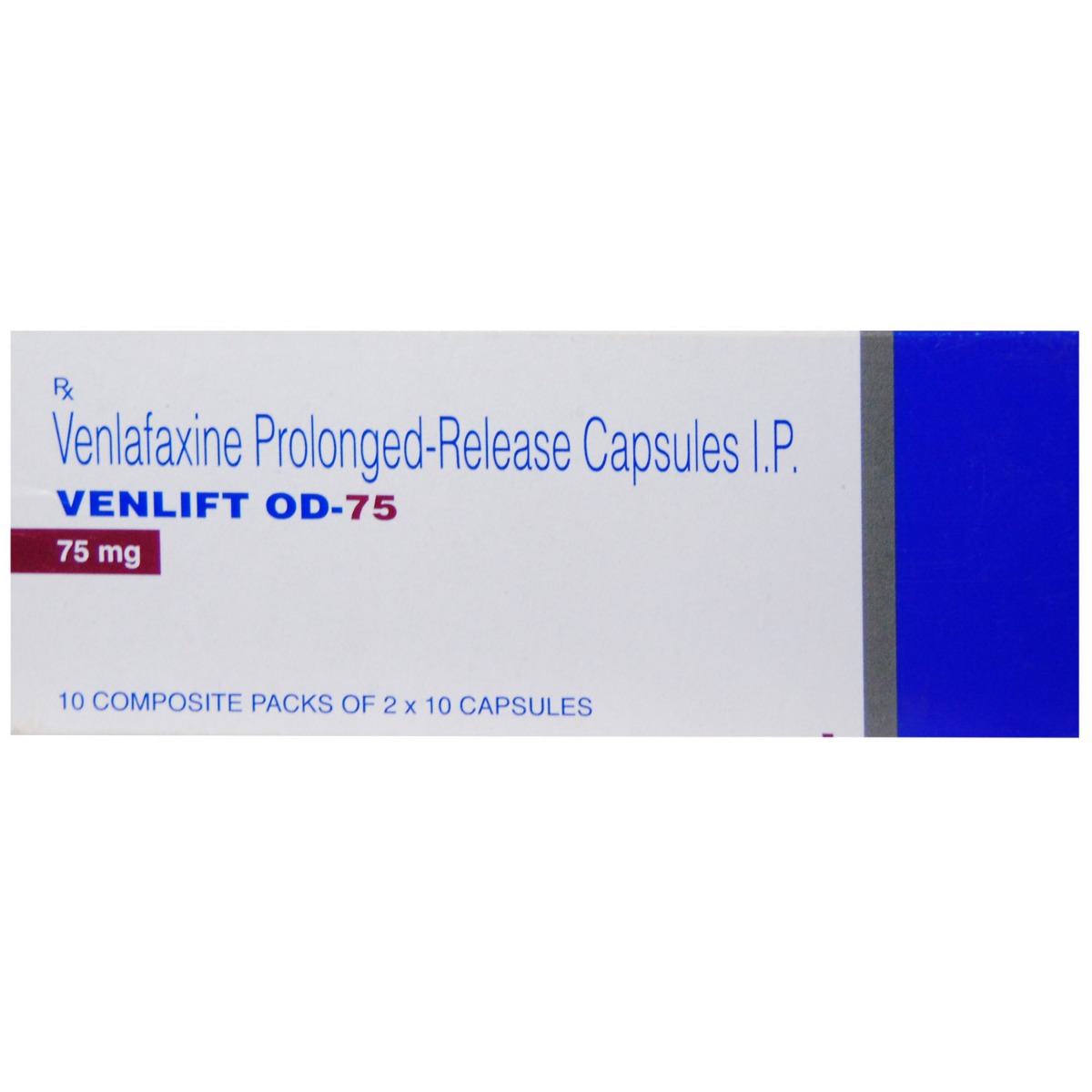 Venlift OD-75 Capsule 10's, Pack of 10 TabletS Venlift OD-75 Capsule 10's, Pack of 10 TabletS