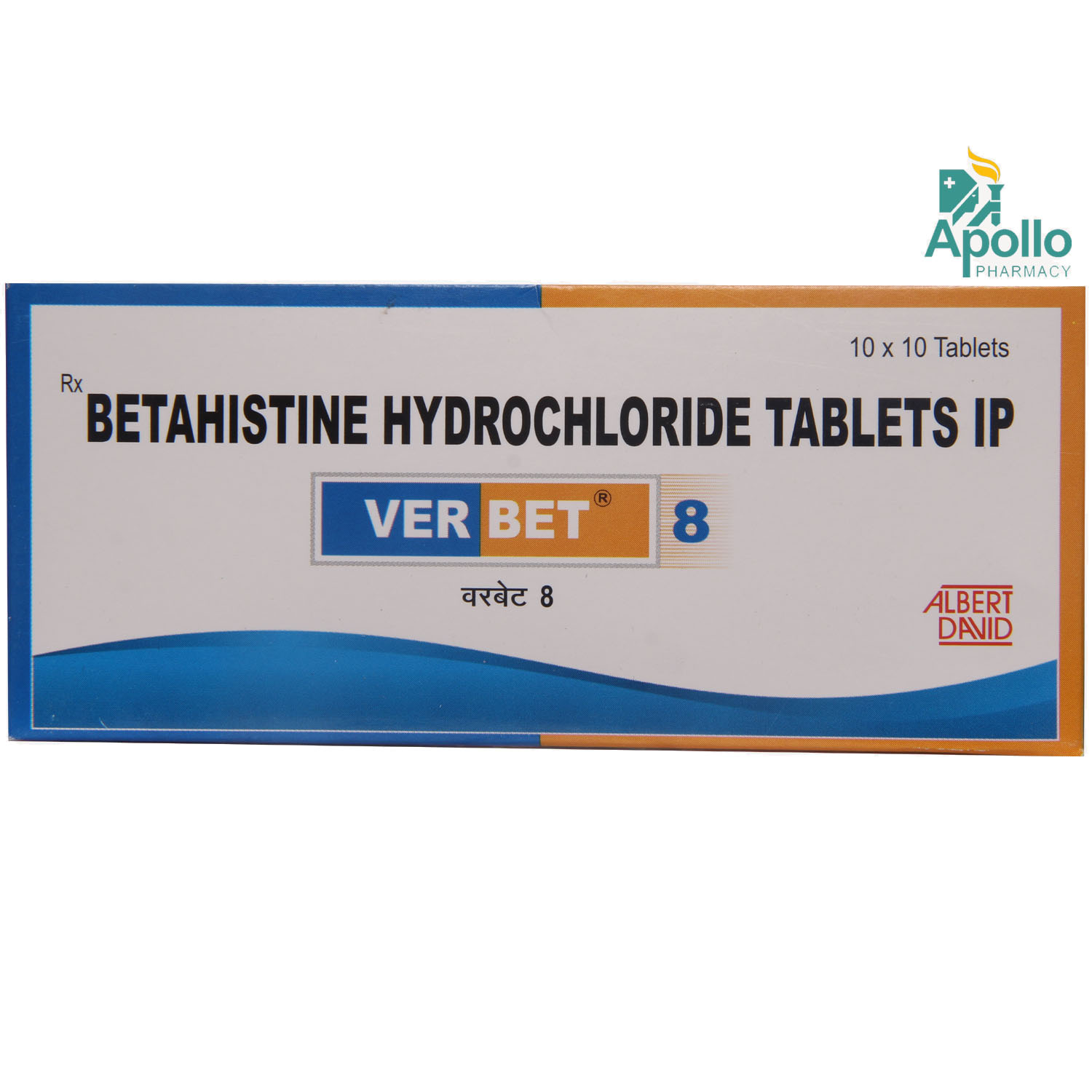 Verbet 8 Tablet 10's, Pack of 10 TABLETS Verbet 8 Tablet 10's, Pack of 10 TABLETS