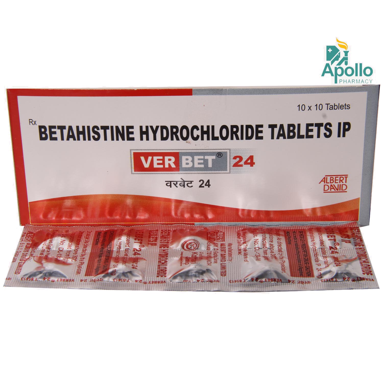 Verbet 24 Tablet 10's, Pack of 10 TABLETS Verbet 24 Tablet 10's, Pack of 10 TABLETS