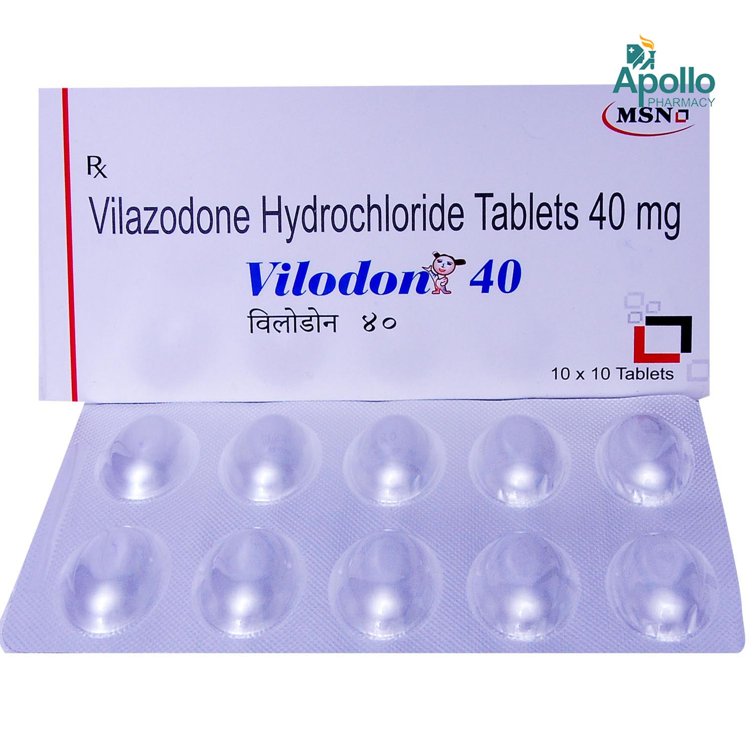 Vilodon 40 mg Tablet 10's, Pack of 10 TabletS Vilodon 40 mg Tablet 10's, Pack of 10 TabletS