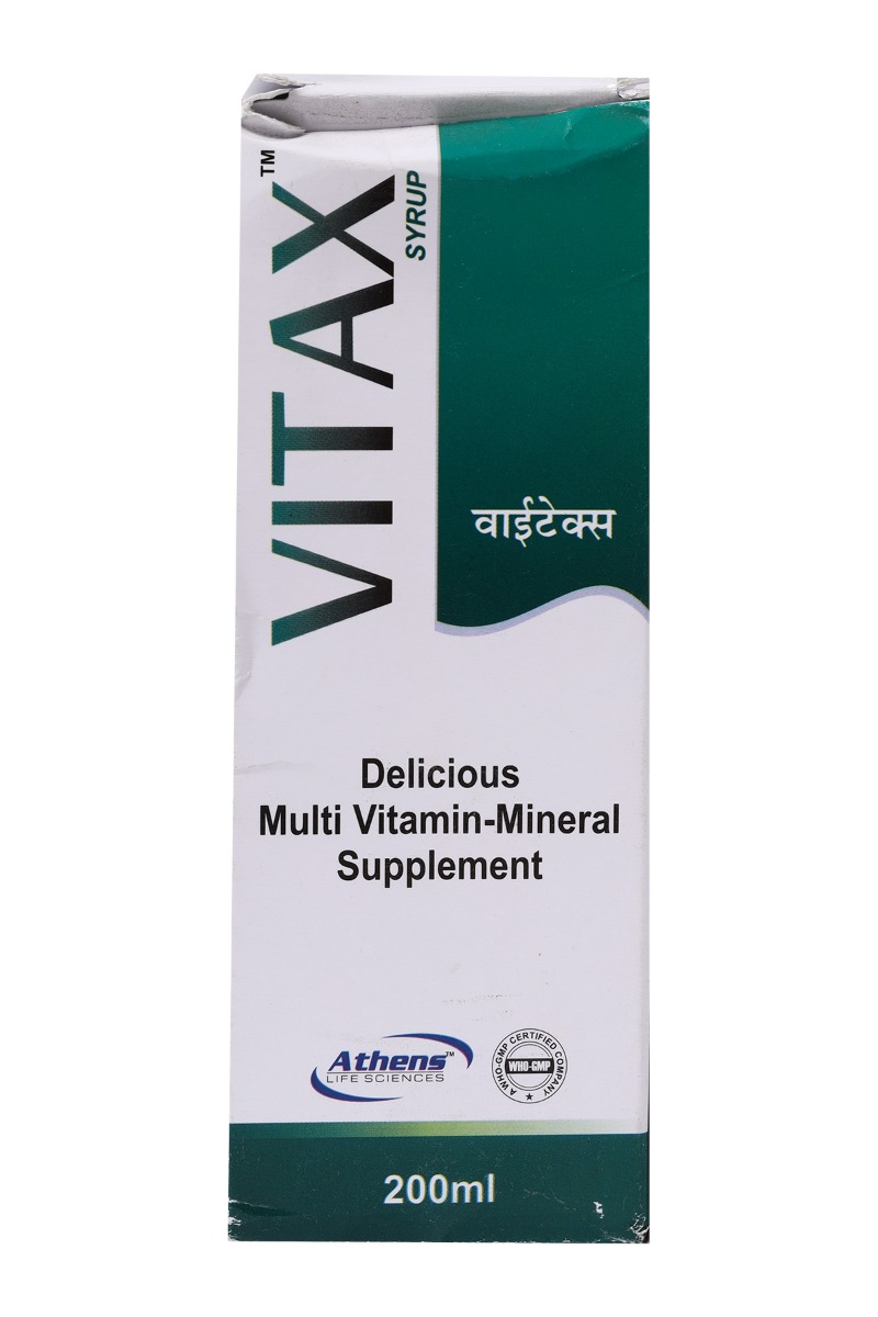 Vitax Syrup 200 ml, Pack of 1 SYRUP Vitax Syrup 200 ml, Pack of 1 SYRUP