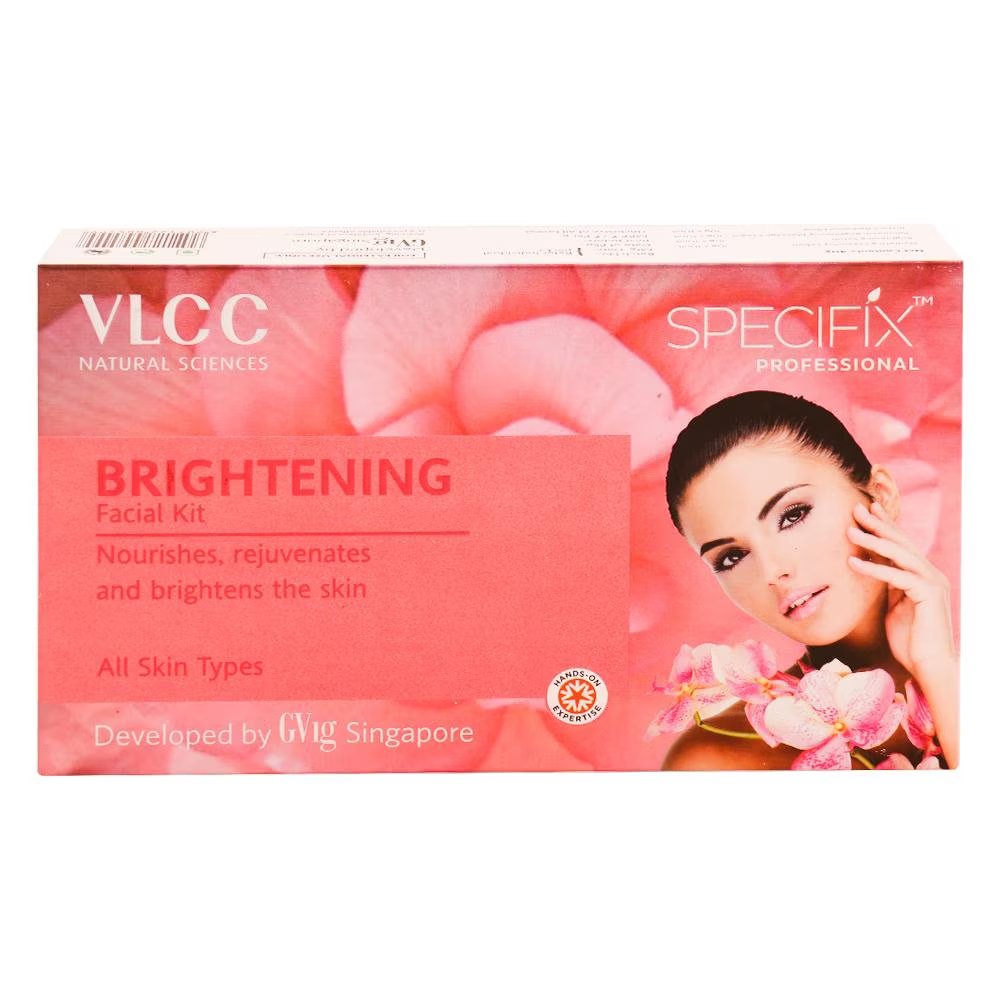 VLCC Skin Brightening Facial Kit 40 gm | Nourishes, Rejuvenates & Brightens The Skin | For All Skin Type, Pack of 1 VLCC Skin Brightening Facial Kit 40 gm | Nourishes, Rejuvenates & Brightens The Skin | For All Skin Type, Pack of 1