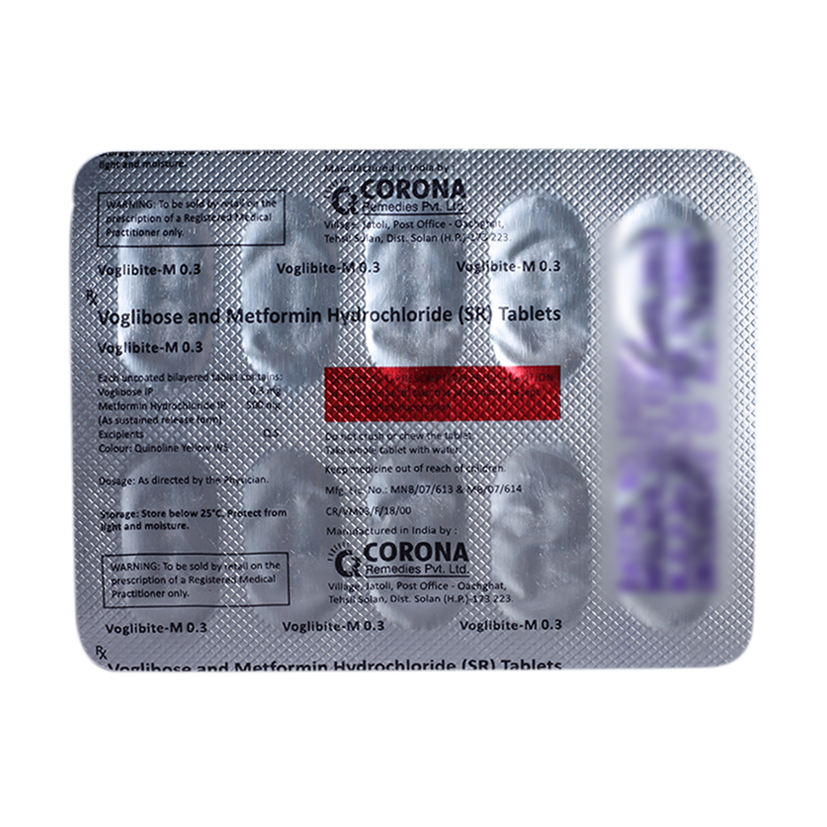 Voglibite M 0.3 Tablet 10's, Pack of 10 TabletS Voglibite M 0.3 Tablet 10's, Pack of 10 TabletS