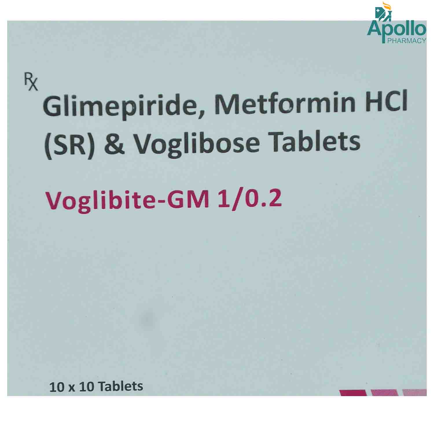 Voglibite-GM 1/0.2 Tablet 10's, Pack of 10 TABLETS Voglibite-GM 1/0.2 Tablet 10's, Pack of 10 TABLETS