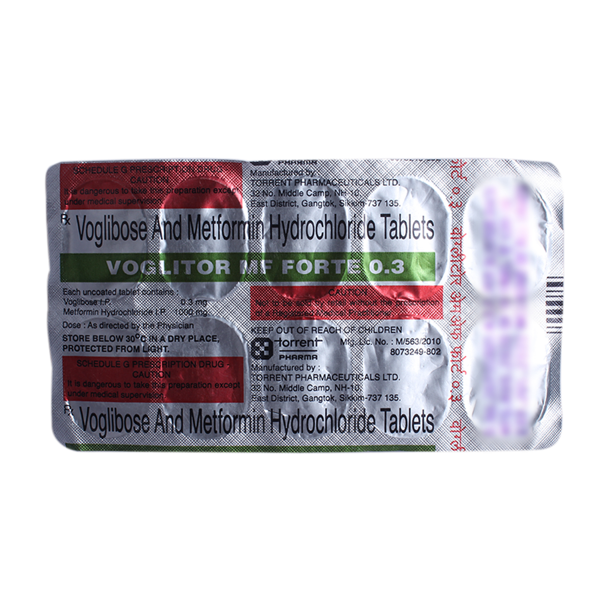 Voglitor Mf Forte 0.3mg Tablet 10's, Pack of 10 Voglitor Mf Forte 0.3mg Tablet 10's, Pack of 10