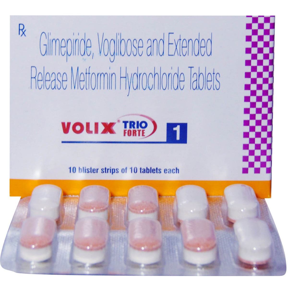 Volix Trio Forte 1 Tablet 10's, Pack of 10 TABLETS Volix Trio Forte 1 Tablet 10's, Pack of 10 TABLETS