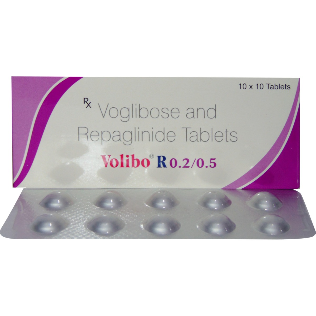 Volibo R 0.2/0.5 Tablet 10's, Pack of 10 Volibo R 0.2/0.5 Tablet 10's, Pack of 10