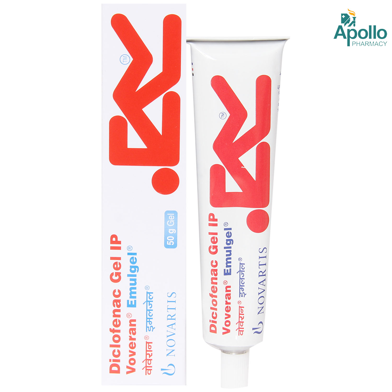 Voveran 1.16% Emulgel 50 gm, Pack of 1 GEL Voveran 1.16% Emulgel 50 gm, Pack of 1 GEL