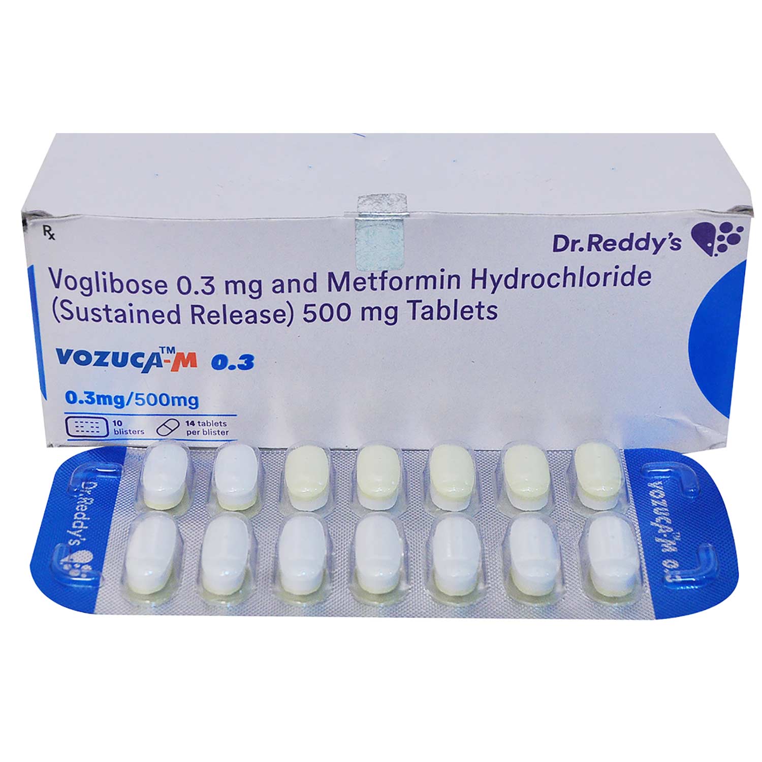 Vozuca-M 0.3 Tablet 14's, Pack of 14 Vozuca-M 0.3 Tablet 14's, Pack of 14