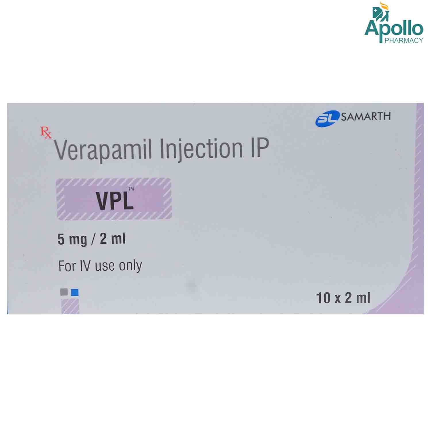 Vpl 5 mg Injection 10 x 2 ml , Pack of 10 INJECTIONS Vpl 5 mg Injection 10 x 2 ml , Pack of 10 INJECTIONS