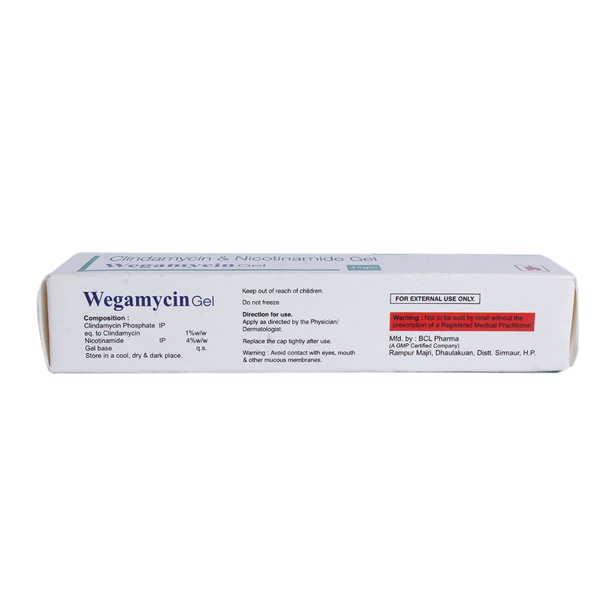 Wegamycin Gel 15 gm, Pack of 1 GEL Wegamycin Gel 15 gm, Pack of 1 GEL