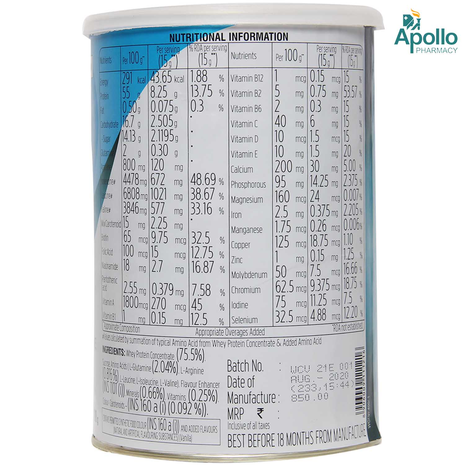 Venky Whey Care Vanilla Powder 400 gm, Pack of 1 Venky Whey Care Vanilla Powder 400 gm, Pack of 1