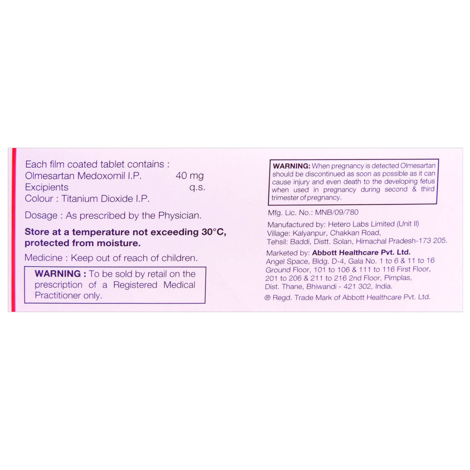 WINBP 40 TABLET 10's, Pack of 10 TABLETS WINBP 40 TABLET 10's, Pack of 10 TABLETS