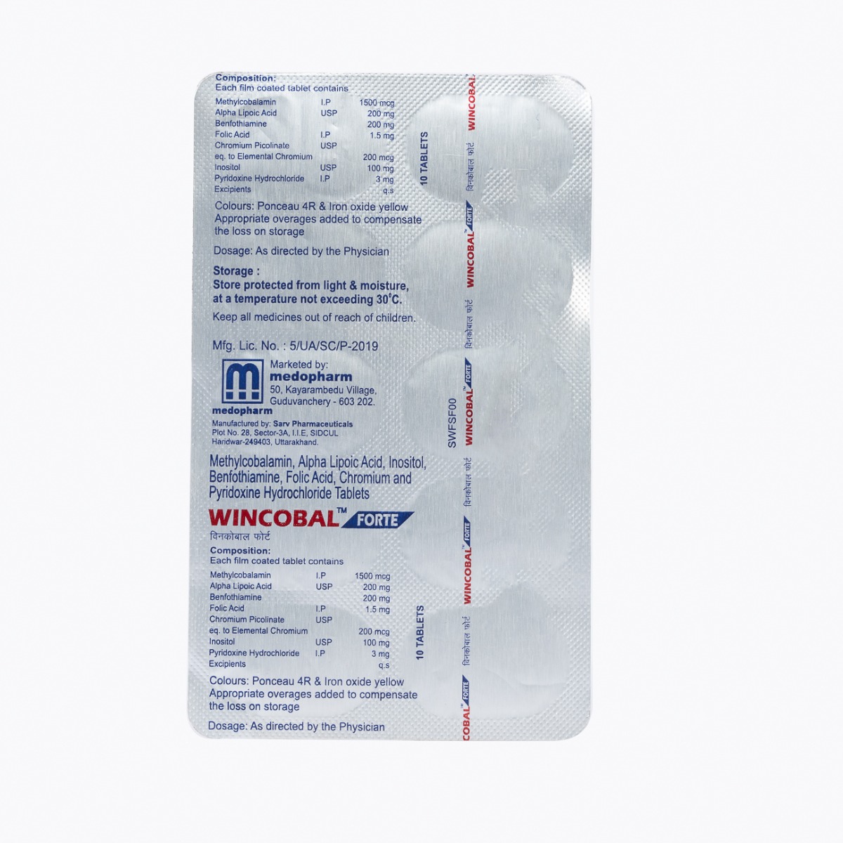 Buy Wincobal Forte Tablet 10's Online