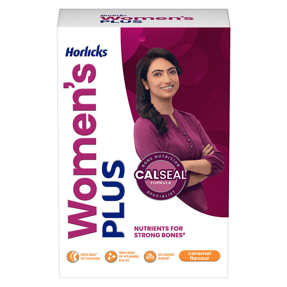 Horlicks Women's Plus Caramel Flavour Nutrition Powder 750 gm Refill Pack | Calcium, Vitamin D & K2 | Enhance Bone Density | Support Muscles Health, Pack of 1 Horlicks Women's Plus Caramel Flavour Nutrition Powder 750 gm Refill Pack | Calcium, Vitamin D & K2 | Enhance Bone Density | Support Muscles Health, Pack of 1