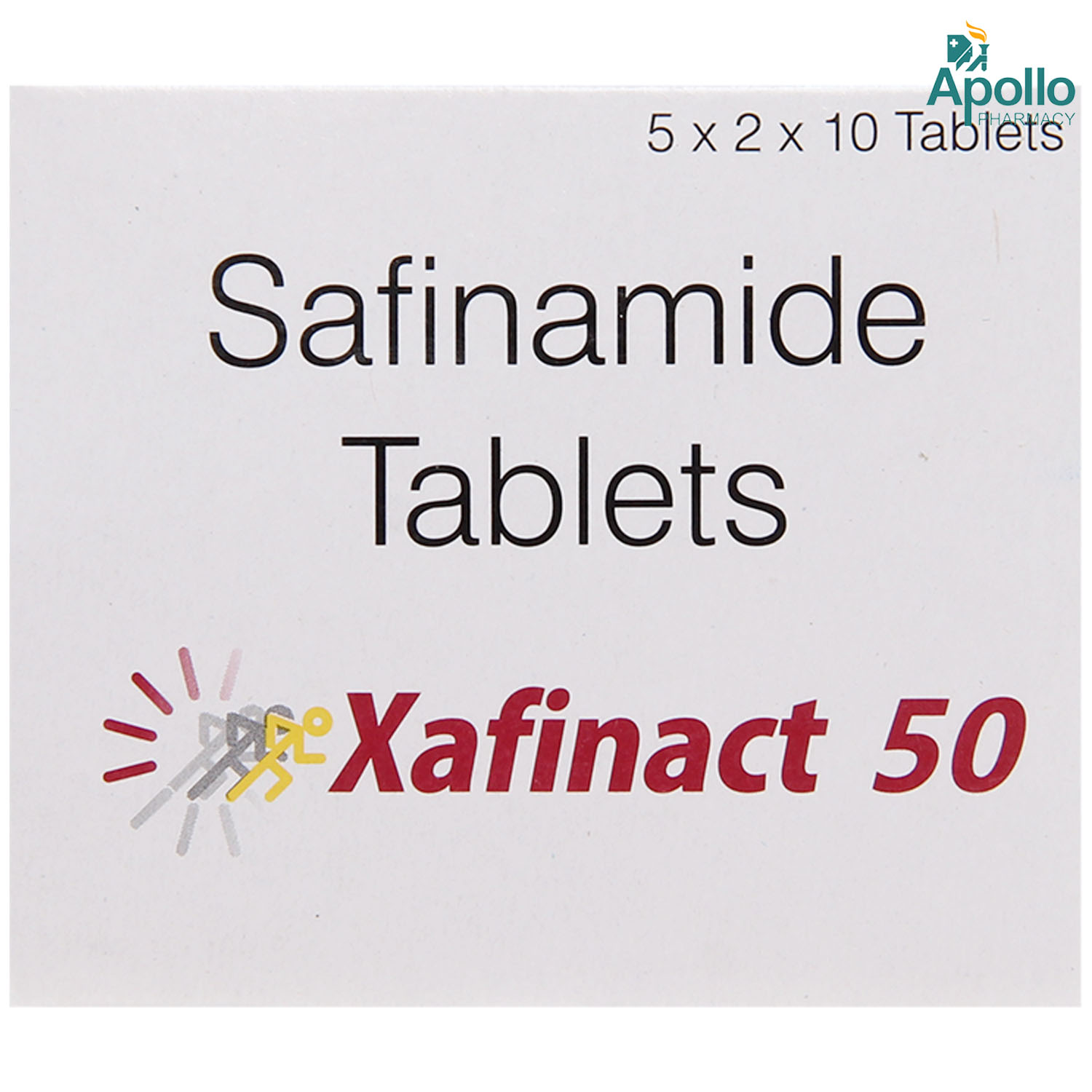 Xafinact 50 Tablet 10's, Pack of 10 TABLETS Xafinact 50 Tablet 10's, Pack of 10 TABLETS