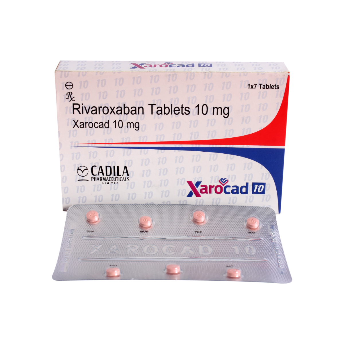 Xarocad 10 Tablet 7's, Pack of 7 TABLETS Xarocad 10 Tablet 7's, Pack of 7 TABLETS