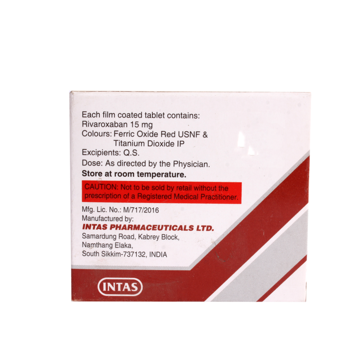 Xavian 15 Tablet 10's, Pack of 10 TABLETS Xavian 15 Tablet 10's, Pack of 10 TABLETS