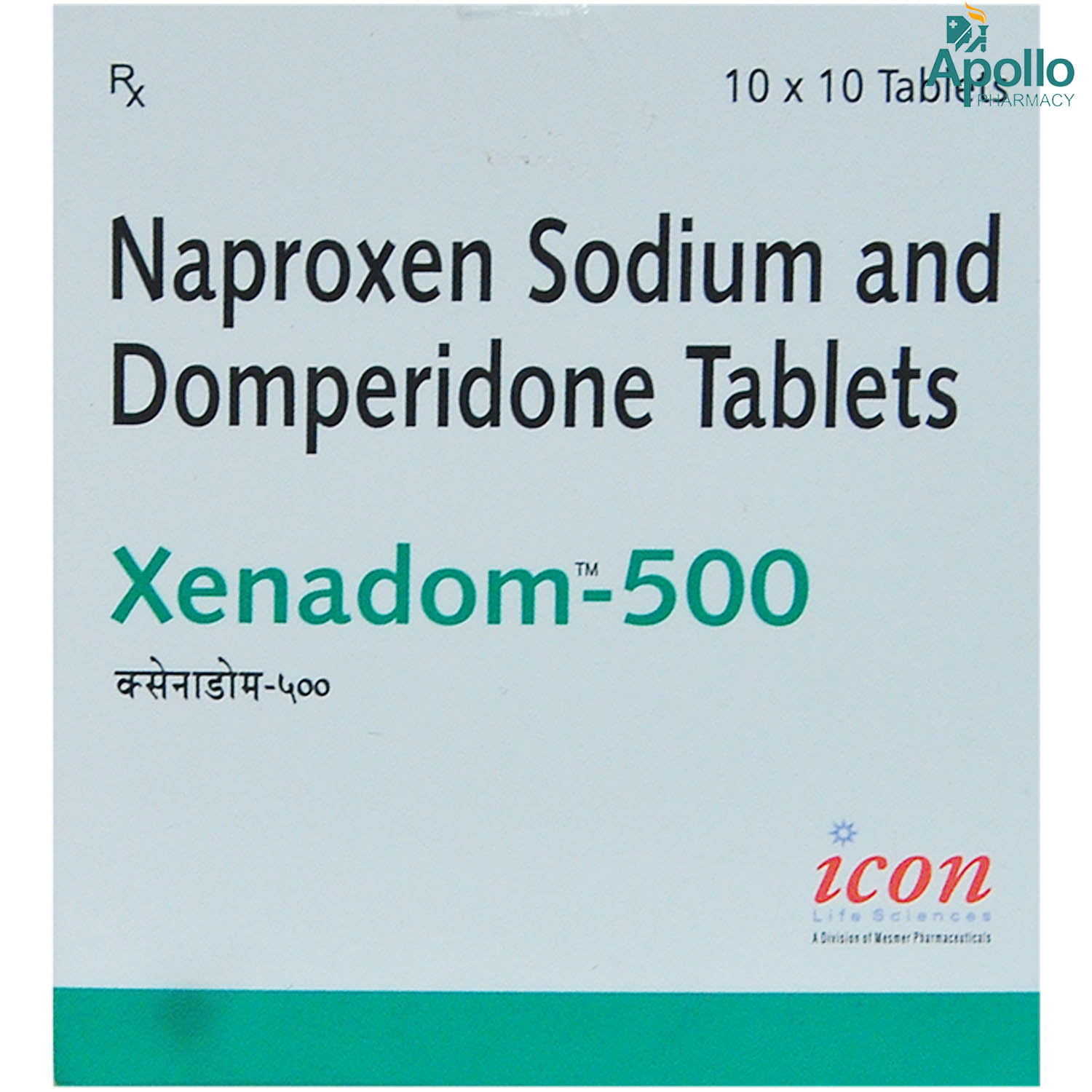 Xenadom 500 Tablet 10's, Pack of 10 TABLETS Xenadom 500 Tablet 10's, Pack of 10 TABLETS
