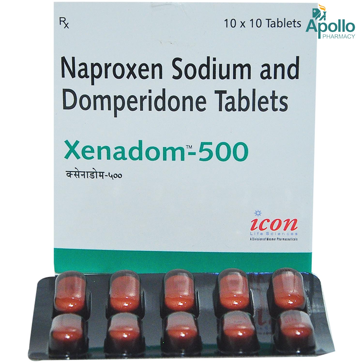 Xenadom 500 Tablet 10's, Pack of 10 TABLETS Xenadom 500 Tablet 10's, Pack of 10 TABLETS