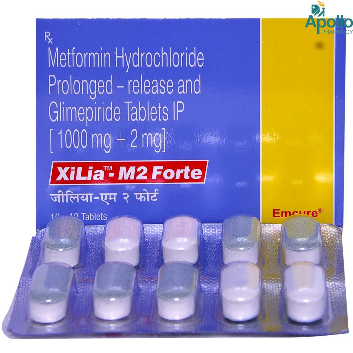 Xilia-M 2 Forte Tablet 10's, Pack of 10 TabletS Xilia-M 2 Forte Tablet 10's, Pack of 10 TabletS