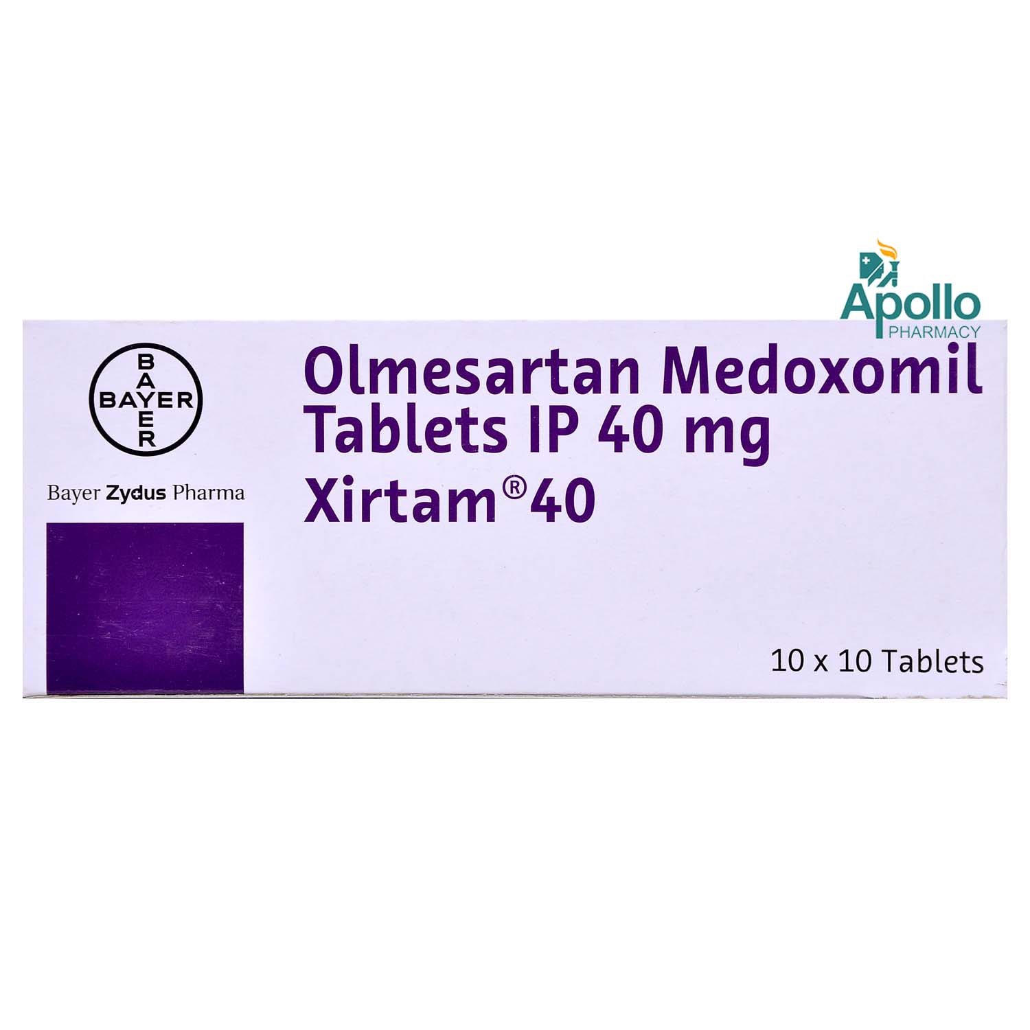 Xirtam 40 Tablet 10's, Pack of 10 TABLETS