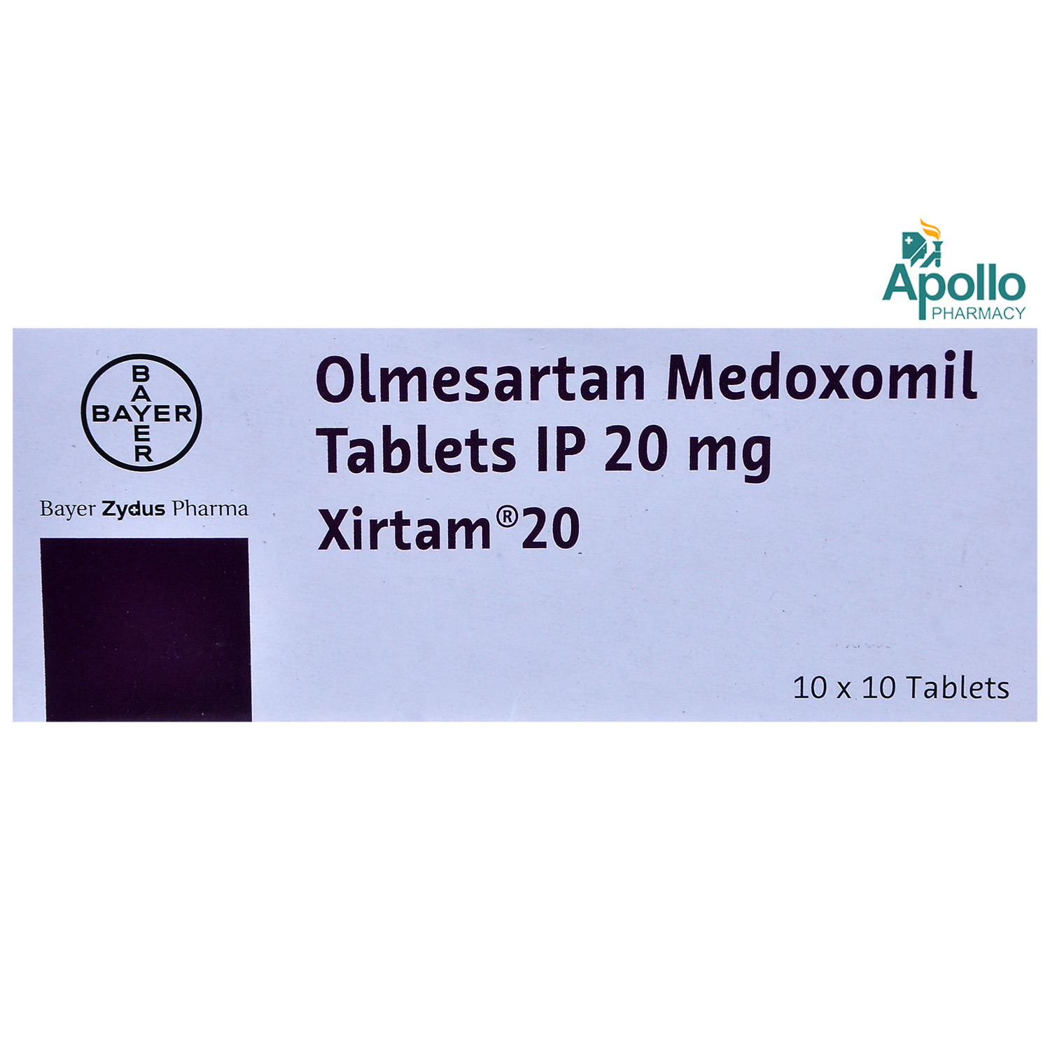 Xirtam 20 Tablet 10's, Pack of 10 TABLETS