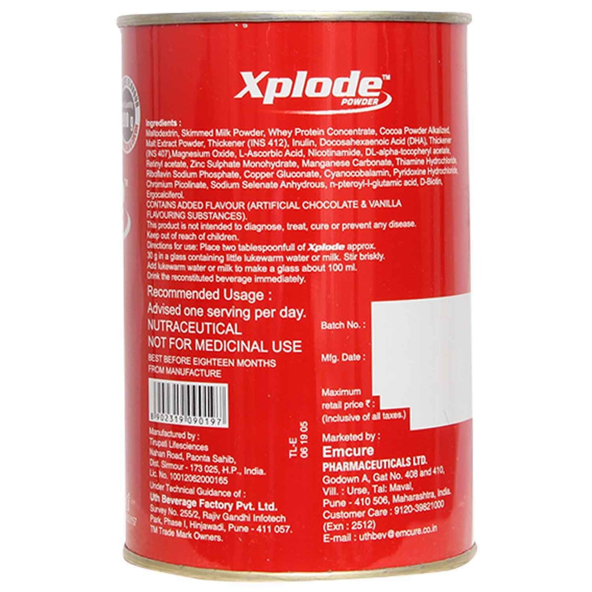 Xplode Powder 200 gm, Pack of 1 Xplode Powder 200 gm, Pack of 1