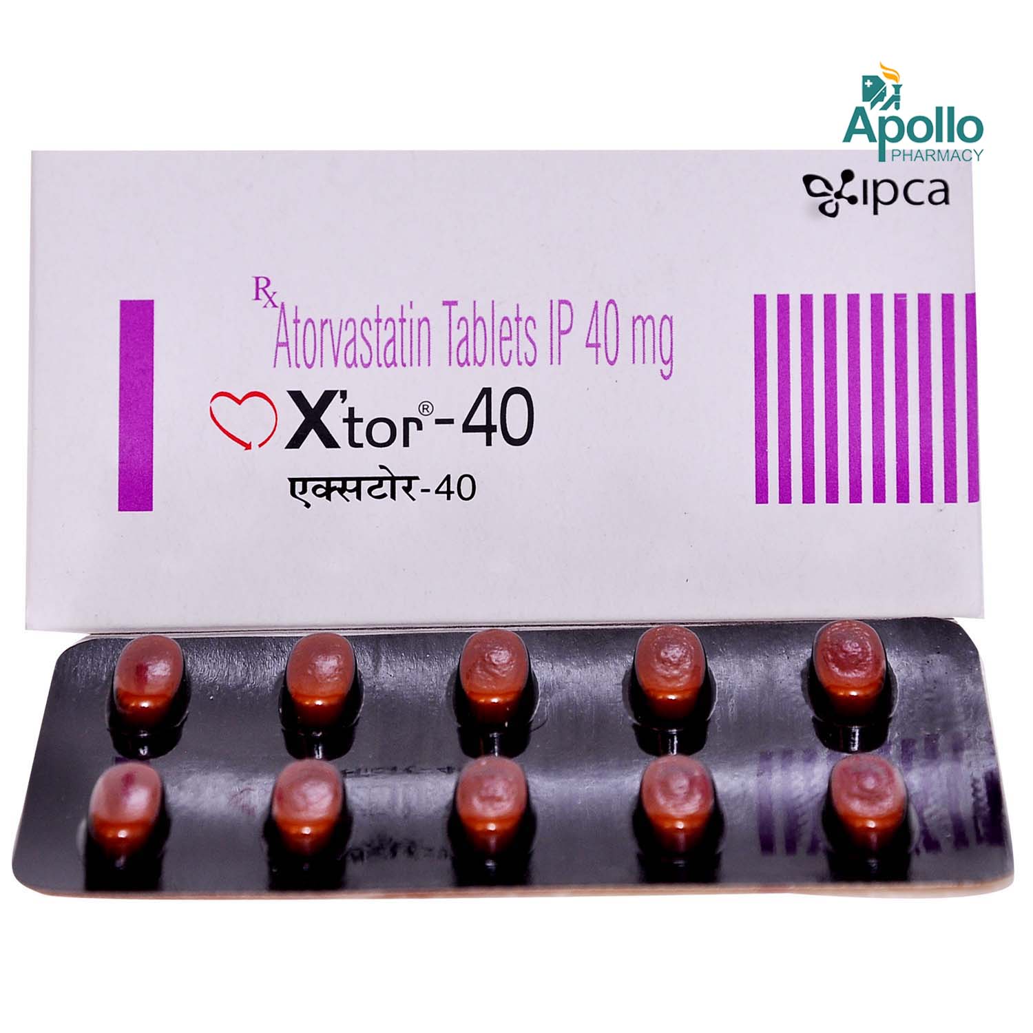 Xtor 40 Tablet 10's, Pack of 10 TABLETS Xtor 40 Tablet 10's, Pack of 10 TABLETS