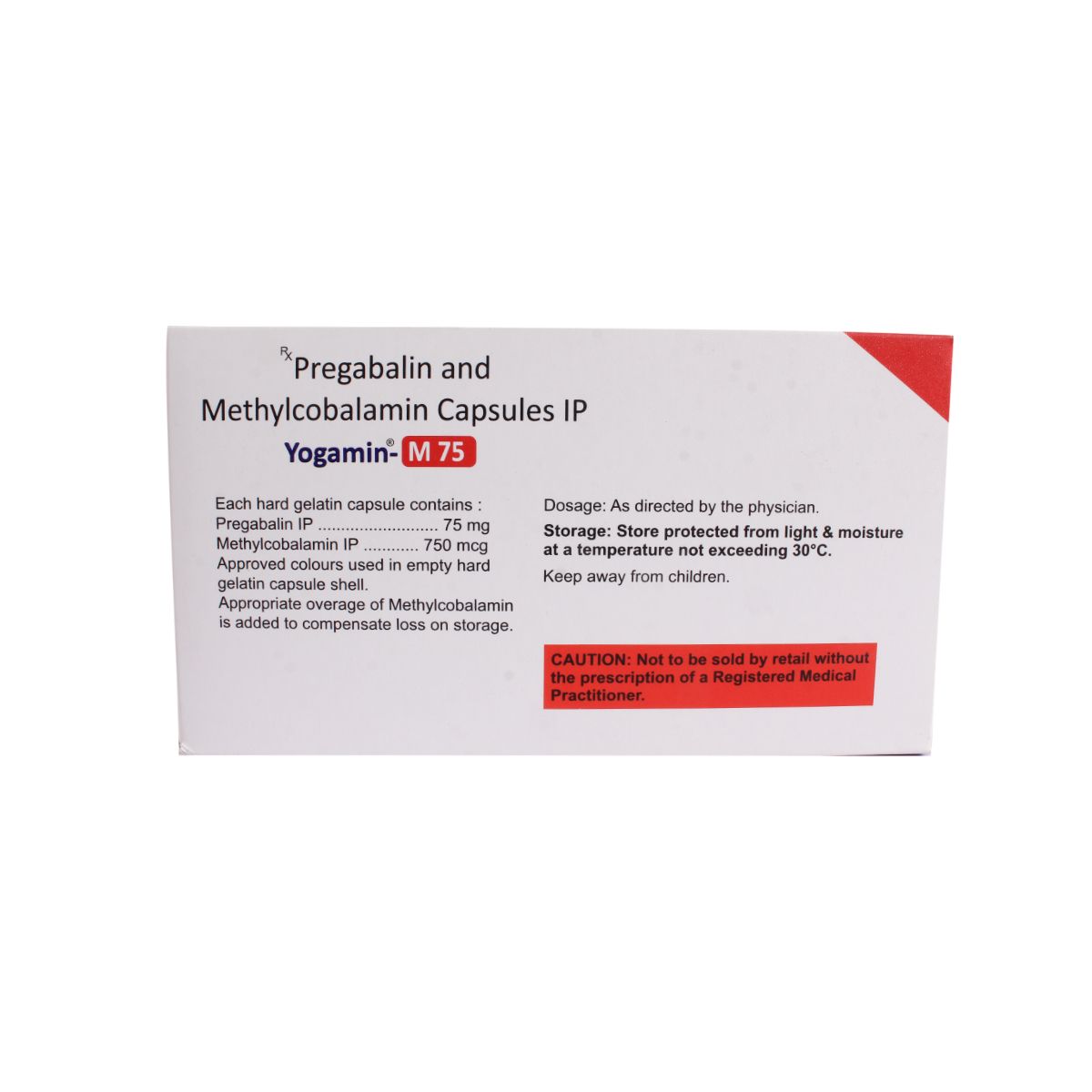 Yogamin-M 75 Tablet 10's, Pack of 10 TABLETS Yogamin-M 75 Tablet 10's, Pack of 10 TABLETS
