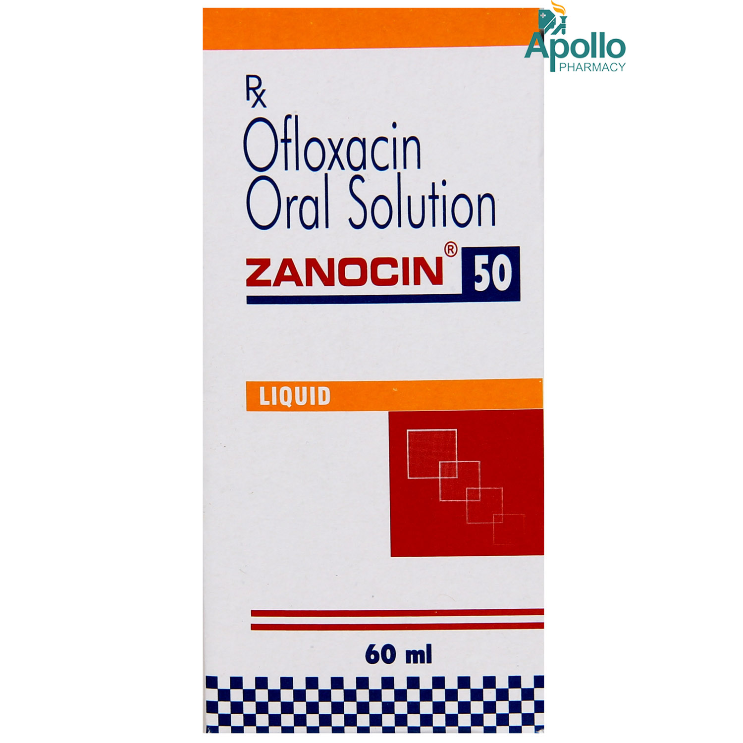 Zanocin 50 mg Syrup 60 ml, Pack of 1 Syrup Zanocin 50 mg Syrup 60 ml, Pack of 1 Syrup