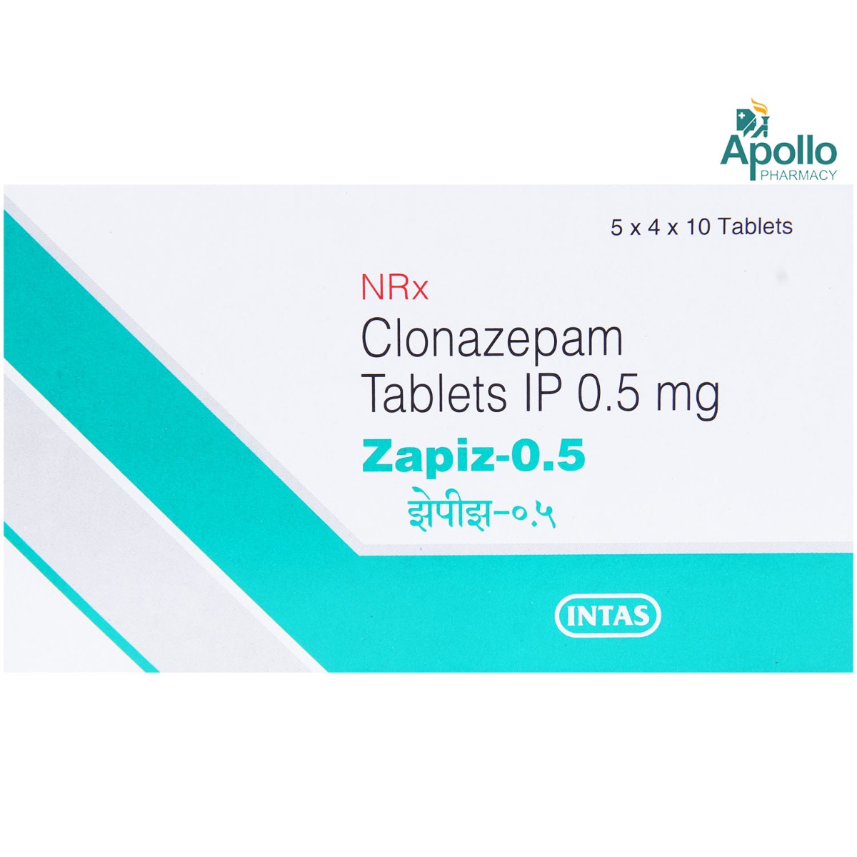 Zapiz-0.5 Tablet 10's, Pack of 10 TABLETS Zapiz-0.5 Tablet 10's, Pack of 10 TABLETS