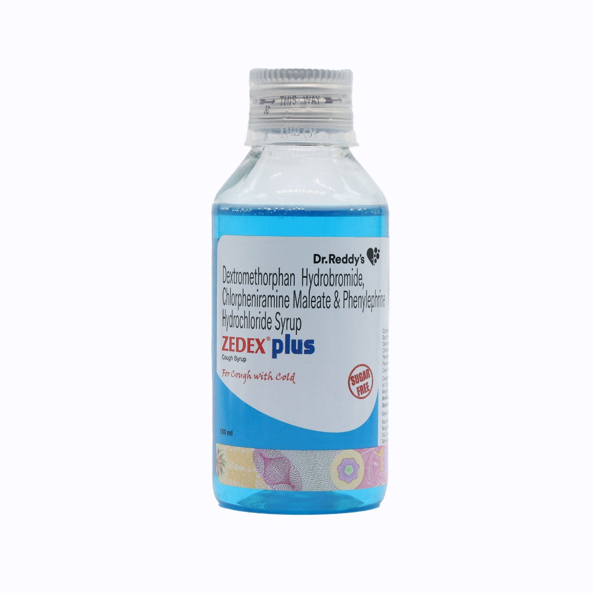 Buy Zedex Plus Sugar Free Cough Syrup 100 ml Online