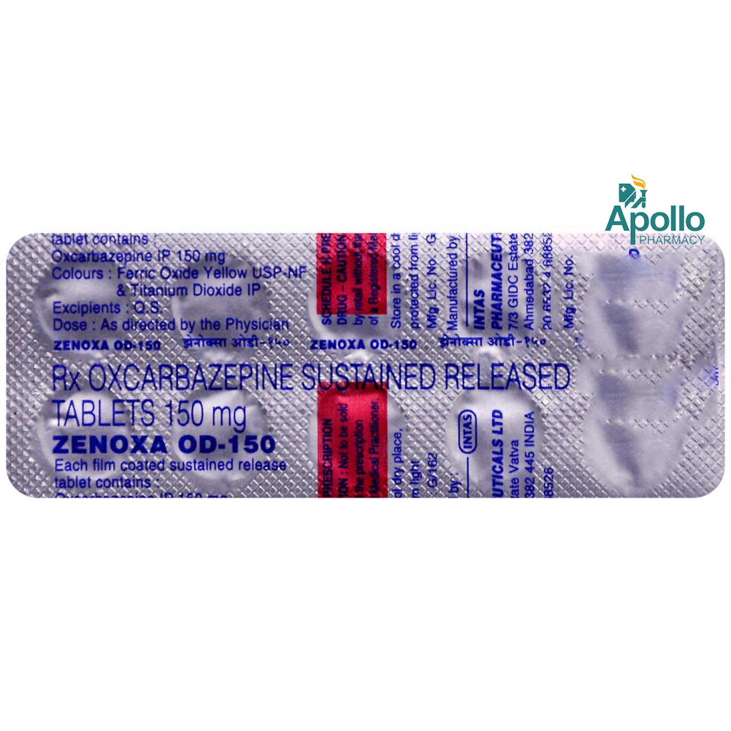 Zenoxa OD 150 Tablet 10's, Pack of 10 TABLETS Zenoxa OD 150 Tablet 10's, Pack of 10 TABLETS