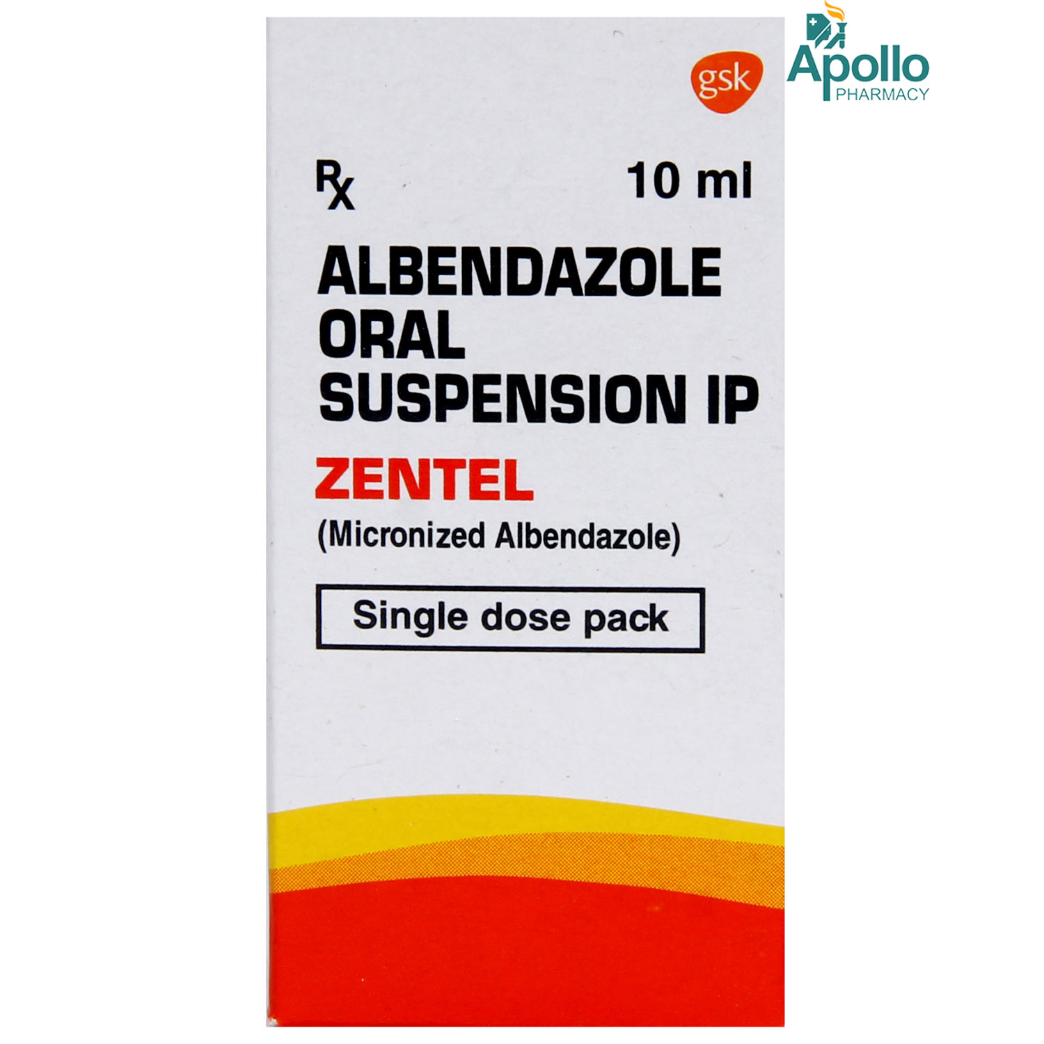 Zentel Oral Suspension 10 ml, Pack of 1 suspension Zentel Oral Suspension 10 ml, Pack of 1 suspension