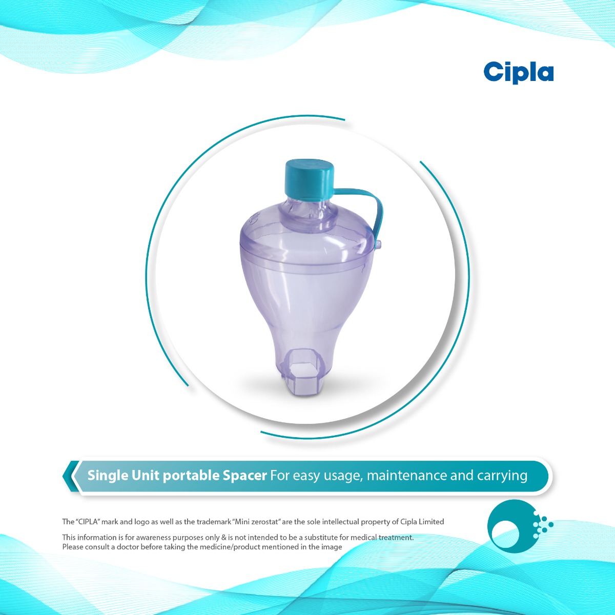 Zerostat Mini Spacer, Pack of 1 Zerostat Mini Spacer, Pack of 1