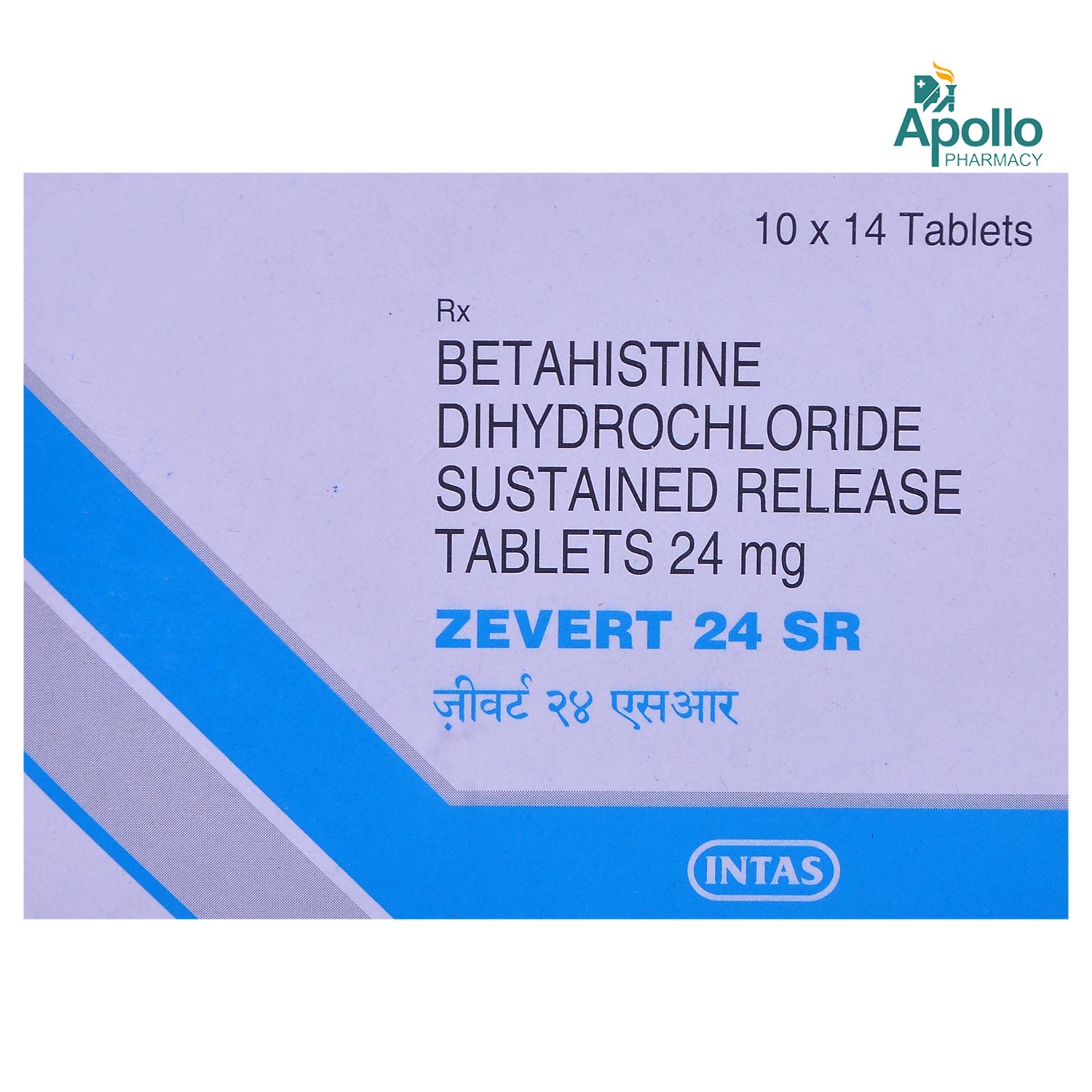 Zevert SR 24 Tablet 14's, Pack of 14 TABLETS Zevert SR 24 Tablet 14's, Pack of 14 TABLETS