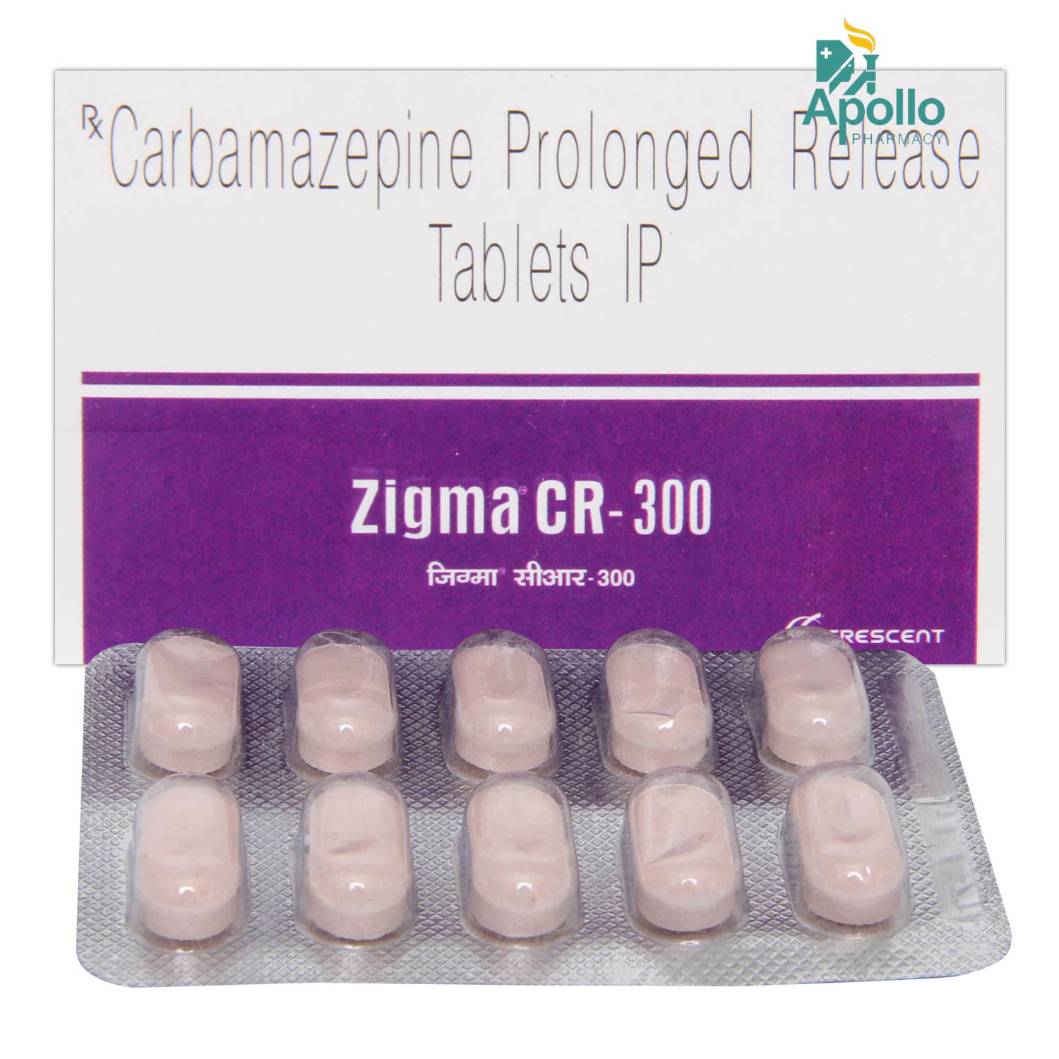 Zigma CR 300 Tablet 10's, Pack of 10 TABLETS Zigma CR 300 Tablet 10's, Pack of 10 TABLETS