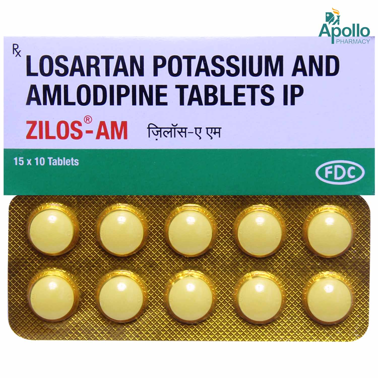 ZILOS AM TABLET, Pack of 10 TABLETS ZILOS AM TABLET, Pack of 10 TABLETS