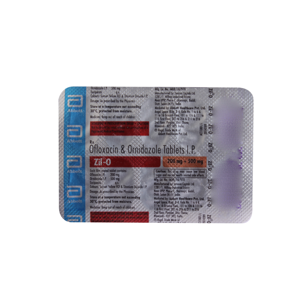 ZIL O TABLET, Pack of 10 TabletS ZIL O TABLET, Pack of 10 TabletS