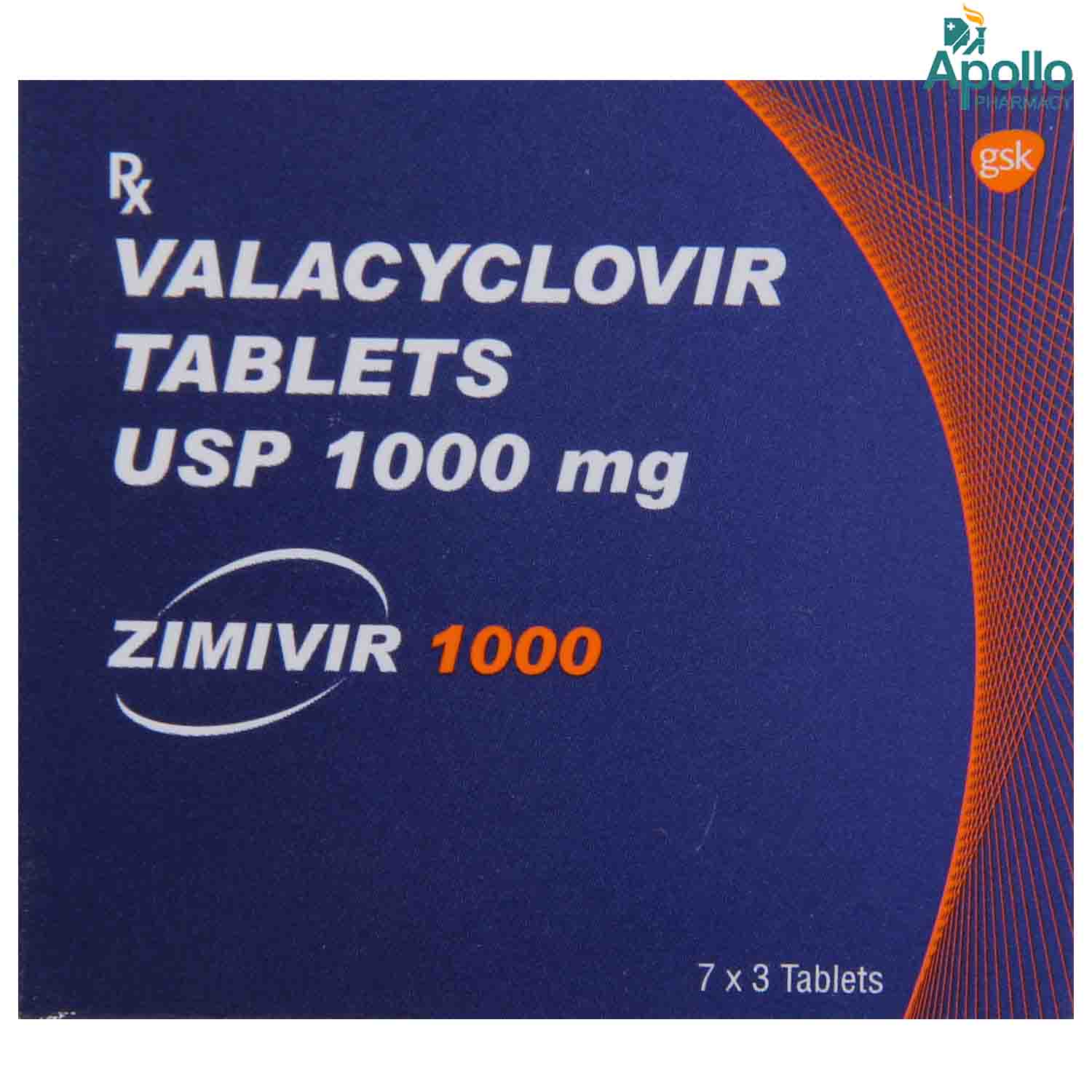 Zimivir 1000 Tablet 3's, Pack of 3 TabletS Zimivir 1000 Tablet 3's, Pack of 3 TabletS
