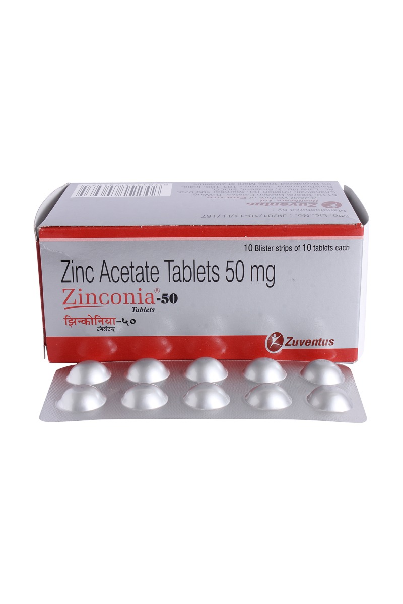 Zinconia-50 Tablet 10's, Pack of 10 TABLETS Zinconia-50 Tablet 10's, Pack of 10 TABLETS