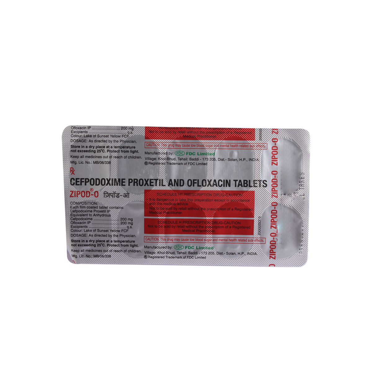 Zipod O Tablet 10's, Pack of 10 TabletS Zipod O Tablet 10's, Pack of 10 TabletS