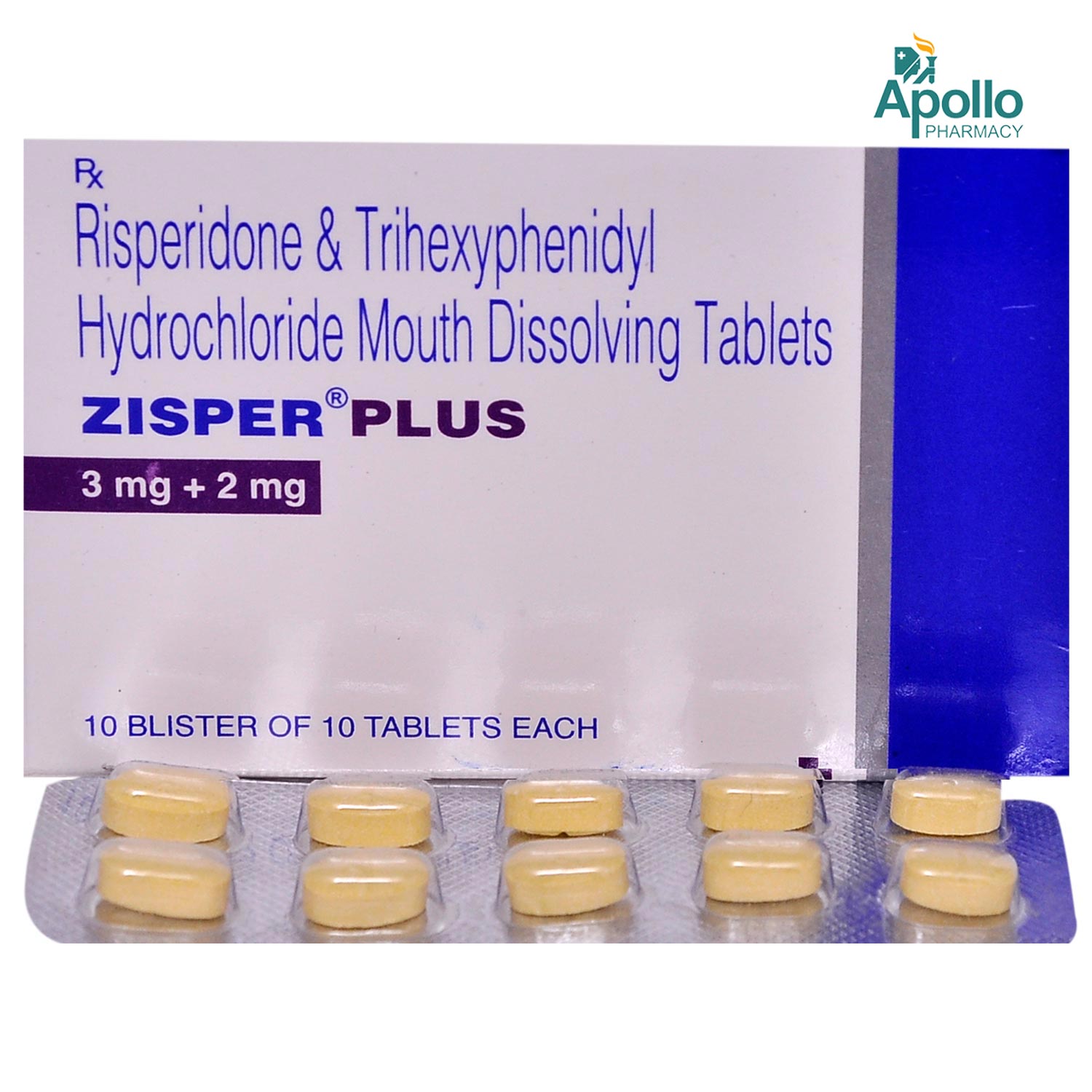 ZISPER PLUS TABLET, Pack of 10 ZISPER PLUS TABLET, Pack of 10