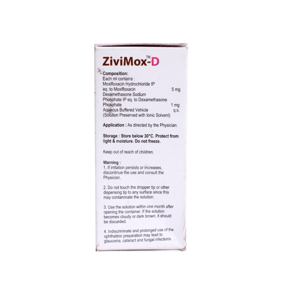 Zivimox-D Bkc Free Eye Drops 5ml, Pack of 1 DROPS Zivimox-D Bkc Free Eye Drops 5ml, Pack of 1 DROPS