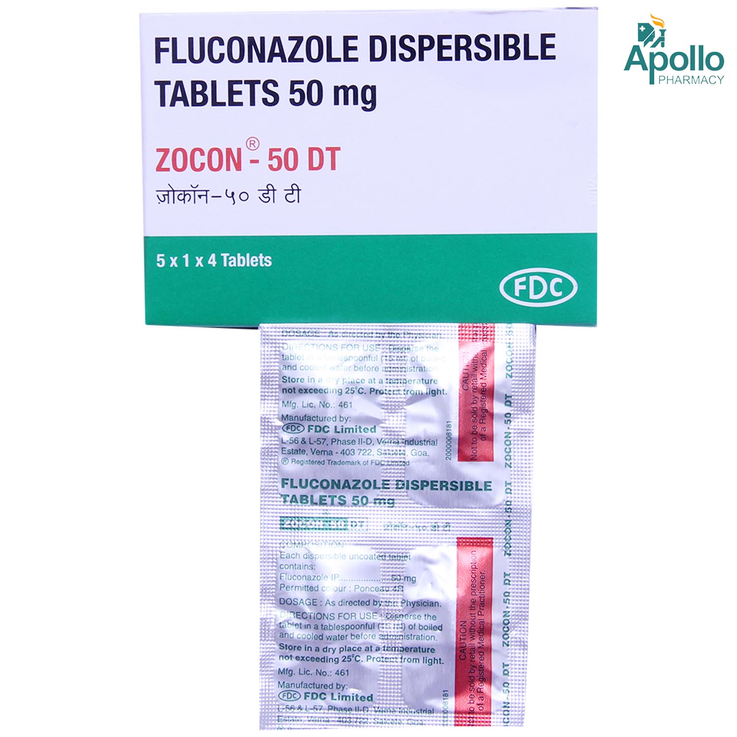 Zocon-50 DT Tablet 4's, Pack of 4 TABLETS Zocon-50 DT Tablet 4's, Pack of 4 TABLETS