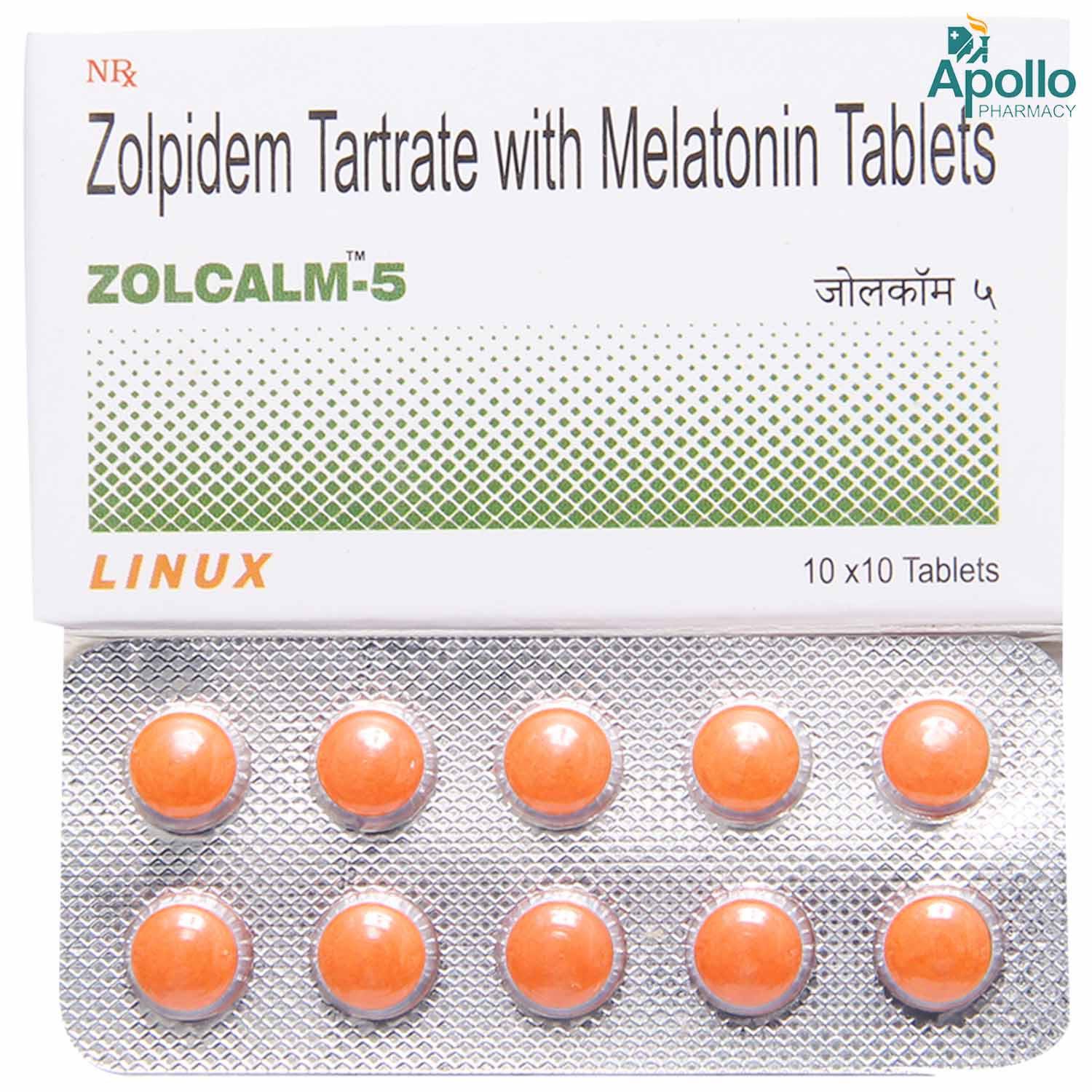 Zolcalm 5 Tablet 10's, Pack of 10 Zolcalm 5 Tablet 10's, Pack of 10